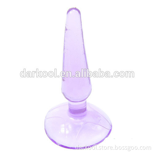 N015/Jelly Finger Sex Toy Portable Female Male Jelly Anal Butt Plug Stimulation